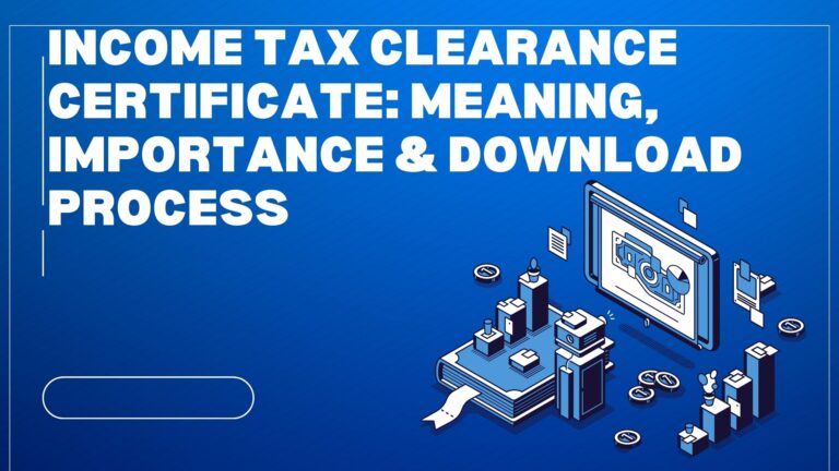 Income Tax Clearance Certificate